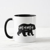 Beer voor Black & White Script Mama, ingesteld jaa Mok (Links)