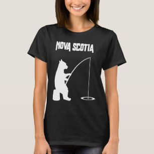 Beer voor de visserij op Nova Scotia T-shirt