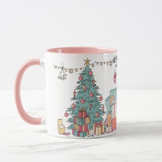 Beer voor kerstmis mok (Links)