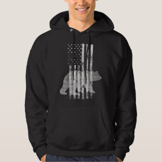 Beer voor patriottische jacht Amerikaanse vlag T-s Hoodie