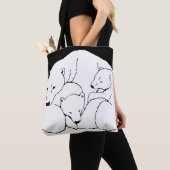 Beer voor poolBeer en snijdsel van Canvas tas (Dichtbij)