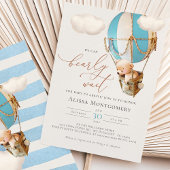 Beer-Warm-ballonuitnodiging Kaart