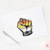 Beer weerstand ronde sticker (Envelop)