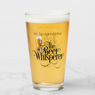 Beer Whisperer (gepersonaliseerd) glas