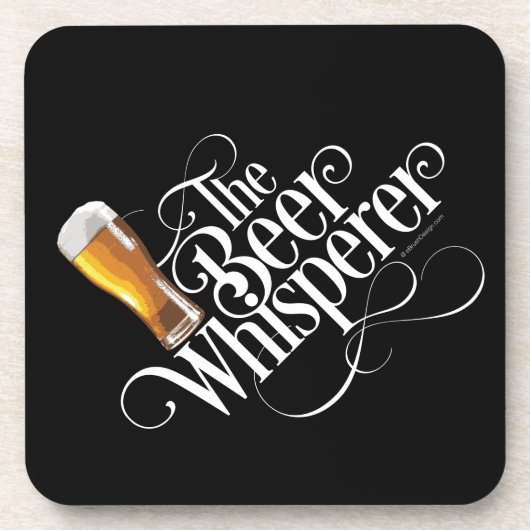 Beer Whisperer (or) Dessous de verre de boisson (Devant)