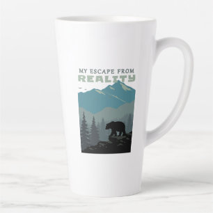 Beer Wildlife Mountains ontsnappen aan de realitei Latte Mok
