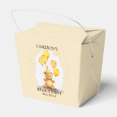 Beer-y Eerste Verjaardag Geslacht Neutraal Geel Be Bedankdoosjes (Achterkant)