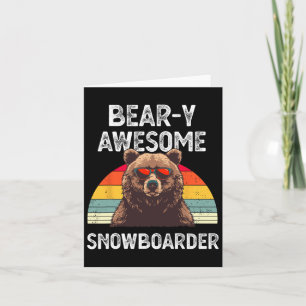 Beer-y Geweldige Snowboarder Joke Snowboard Rider Kaart