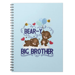 Beer-y Zeer Grote Broer Sibling Woordgrap Notitieboek