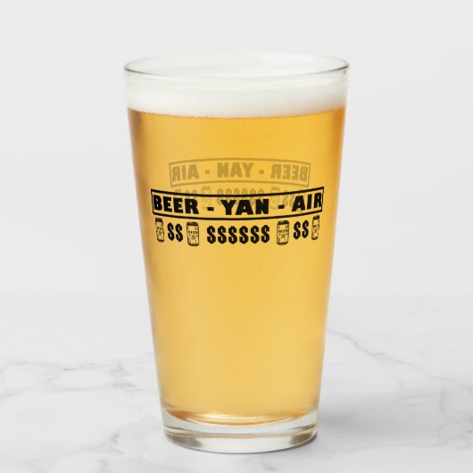 BEER - YAN - AIR GLAS (Voorkant gevuld)