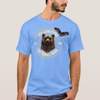 Beer Yellowstone National Park Eagle T-shirt