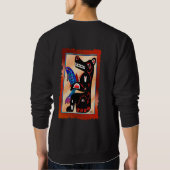 BEER & ZALM Haida-stijl Sweatshirt (Achterkant)
