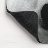 Beer zwart-wit muismat (Hoek)