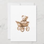 Beerbarbie Shower Meisjes uitnodiging (Achterkant)