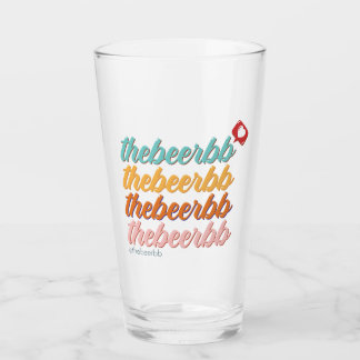 Beerbb Text Logo Pint Glass Glas