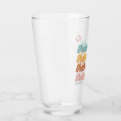 Béerbb Texte Logo Pint Verre (Droite)