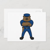 Beerbureau Politie Briefkaart (Voorkant / Achterkant)