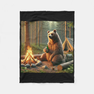 Beercamping fleece deken