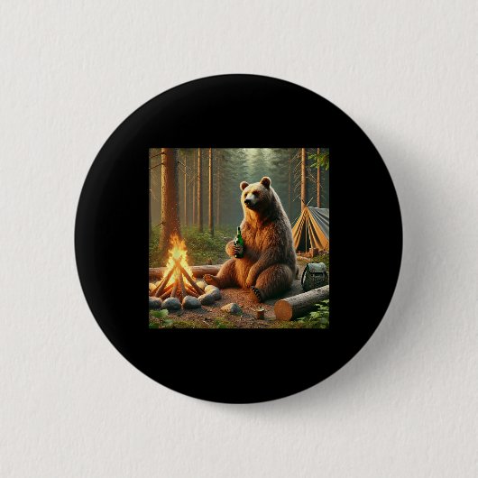 Beercamping ronde button 5,7 cm (Voorkant)