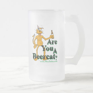 Beercat Frosted Stein Matglas Bierpul