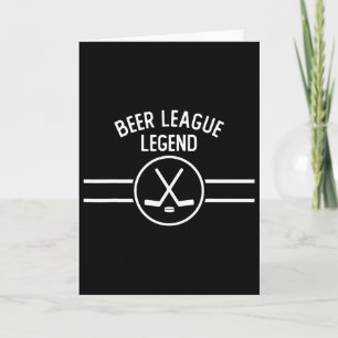 Beercompetitie Legenda IJshockey Inline Grappige S Kaart