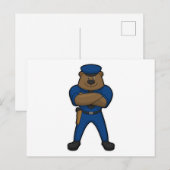 Beercop Politie Briefkaart (Voorkant / Achterkant)