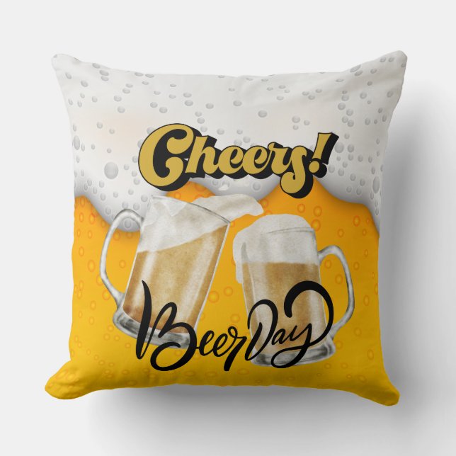 Beerday Kussen (Voorkant)