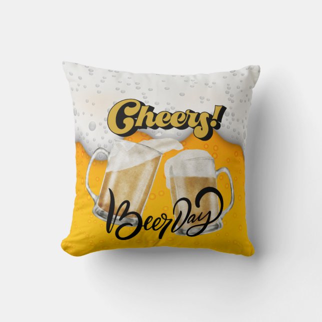 Beerday Kussen (Voorkant)