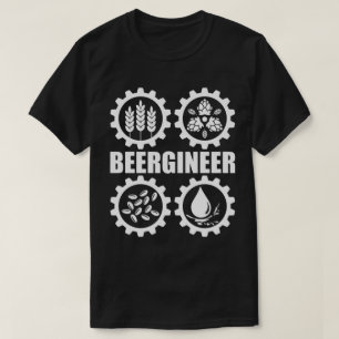 Beergineer Homebrew Thuisbrouwerij Bierbrouwerij T-shirt