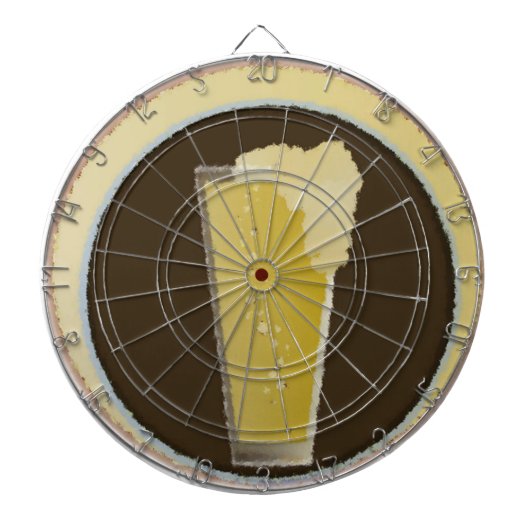 Beerglas Dartbord (Voorkant)