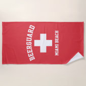 Beerguard Lifeguard personaliseren Strandlaken (Voorkant)