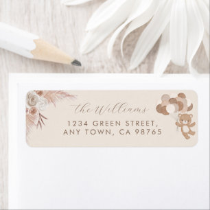 Beerlijk Wachten Neutrale Teddyshower Baby Shower Etiket