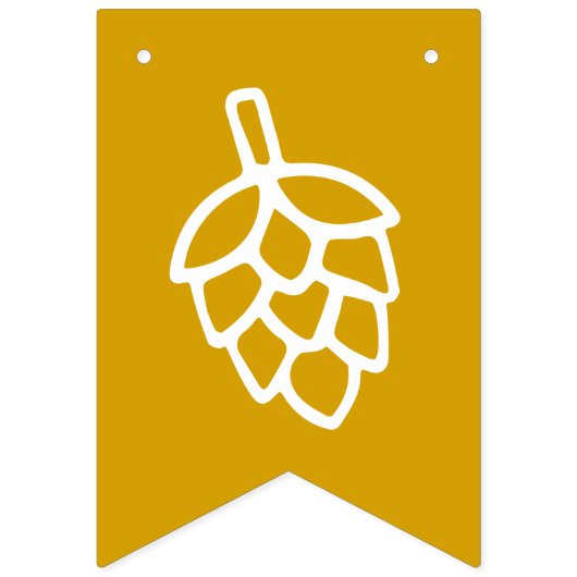 Beerly Beloved Co-Ed Wedding Vrijgezellenfeest Vlaggetjes (Eerste vlag)