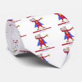 Beerman voor de redding.  Bier is goed. Stropdas (Opgerold)