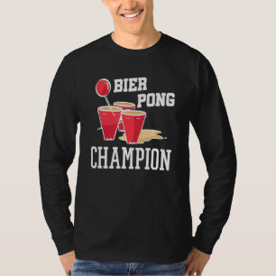 Beerpong Drink game Beer Drink Beer Pong Ch T-shirt