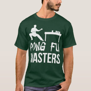 Beerpong Team Clothing Pong Fu Masters T T-shirt