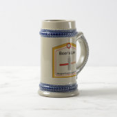 Beer's recht Stein Bierpul (Voorkant rechts)