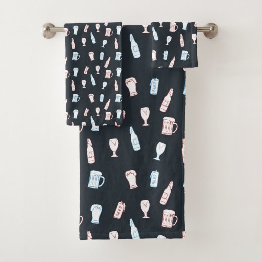 Beers Rustic Hand Drawn Whimsical Beer Man Cave (En situation)