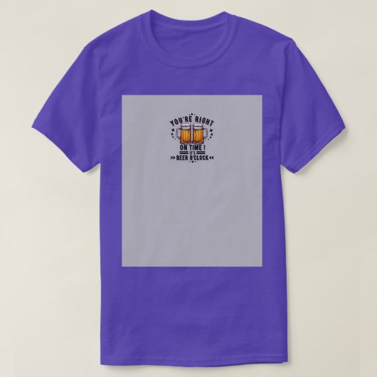 Beers Time Bartending Funny Gezegde Quottes voor B T-shirt (Design voorkant)