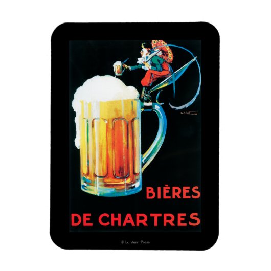 Beers van Chartres Promotional Poster Magneet (Verticaal)