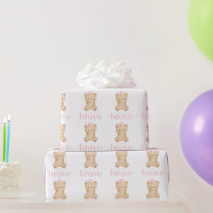 beertje dapper kind kanker zieke kinderen schattig cadeaupapier