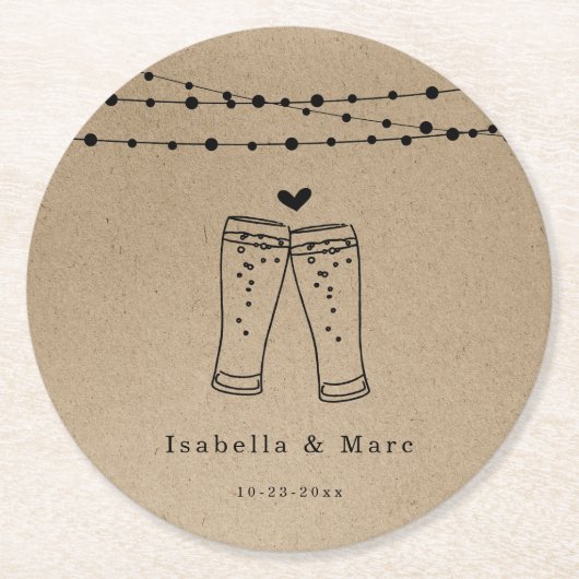 Beertoast Ronde Kartonnen Onderzetter (Voorkant)