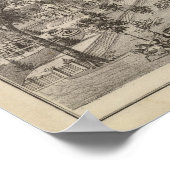 Beertuin en brouwerij van CL Centlivre Poster (Hoek)