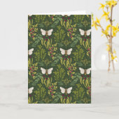 Bees and Foliage Greeting Card Kaart (Gele Bloem)
