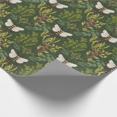 Bees and Foliage Wrapping Paper Cadeaupapier (Hoek)