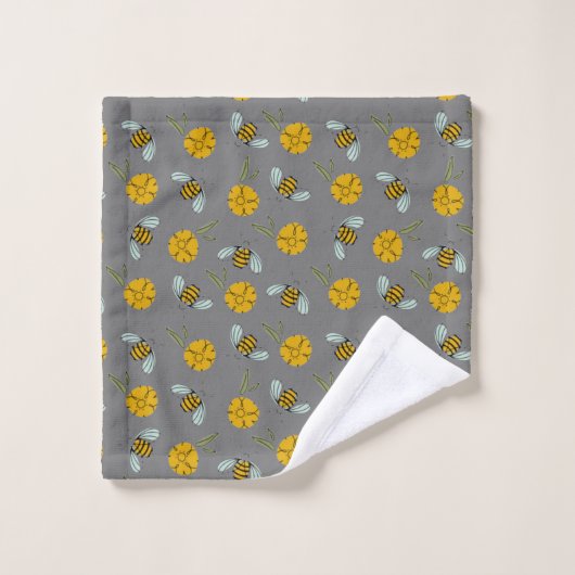 Bees & Beurre sur Grey (Gant de toilette)
