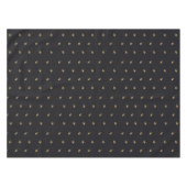 Bees – Bienen – Bee – Biene black Tafelkleed (Voorkant (Horizontaal))