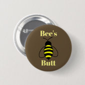 Bee's Butt Button (Voorkant /achterkant)