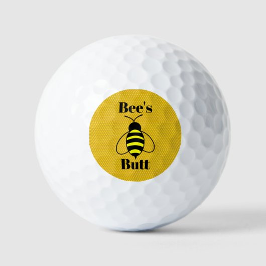 Bee's Butt Golf Ball Golfballen (Voorkant)