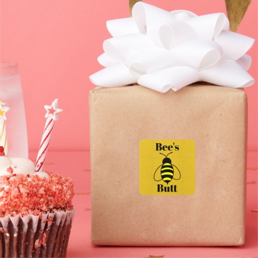Bee's Butt Sticker (Feest)